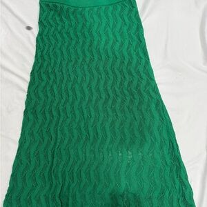 Target Vibrant Green Midi Skirt